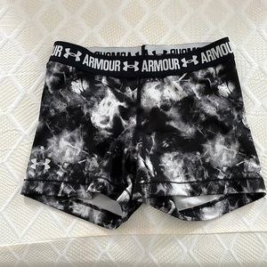 Under Armour running spandex shorts